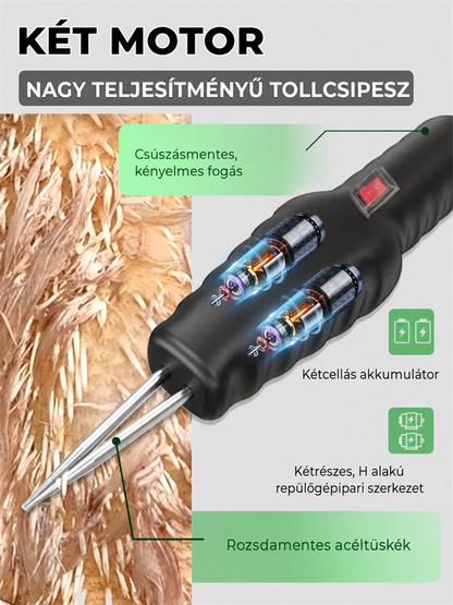 🦃 Elektromos tollkopasztó csirkékhez, kacsákhoz és fürjekhez – egyszerű, gyors és hatékony
