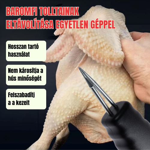 Hordozható és Kézi Tolltépő – Tartalmaz Töltőt