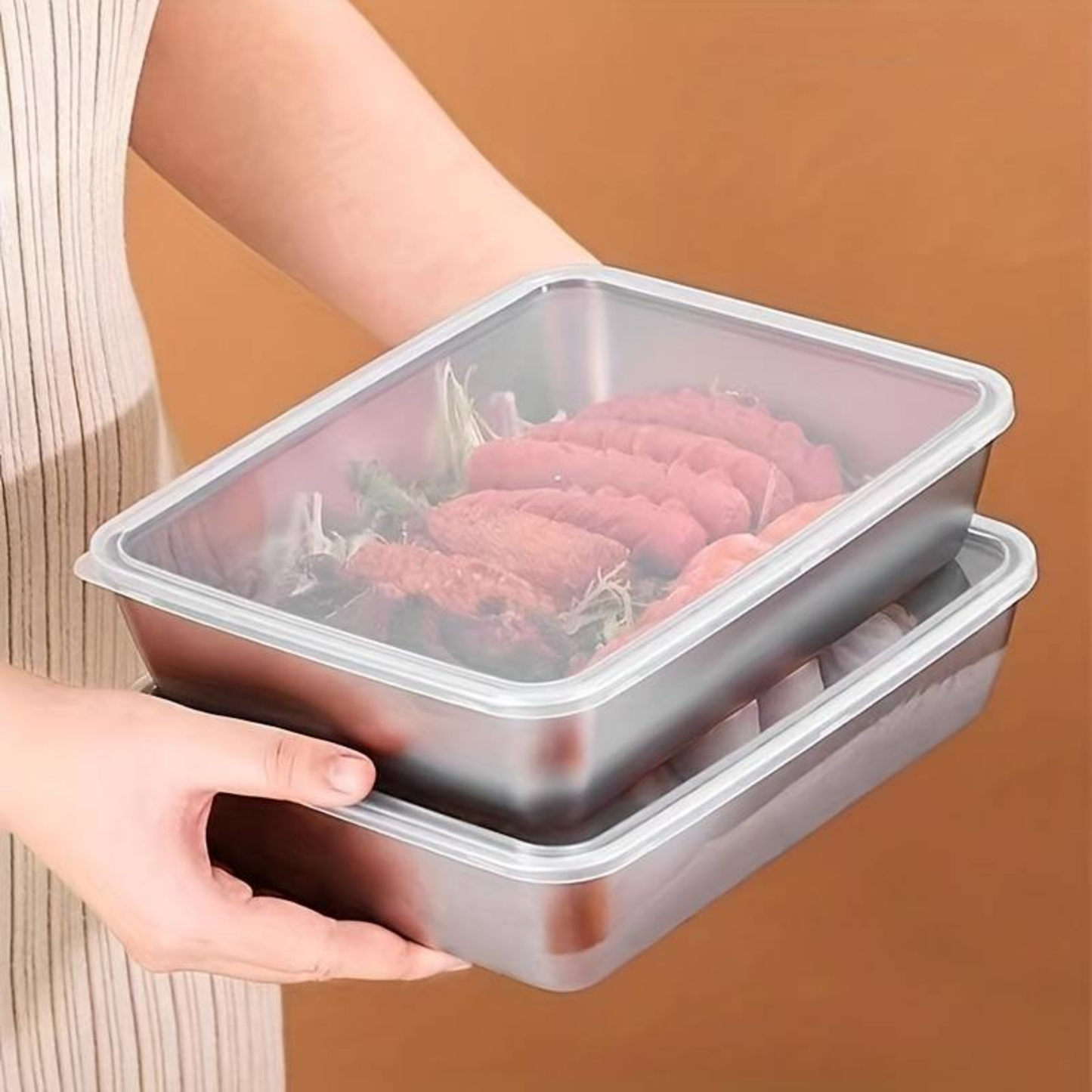 Élelmiszertartó 304-es rozsdamentes acélból – Hosszabb frissesség és maximális biztonság