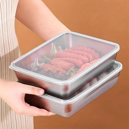 Élelmiszertartó 304-es rozsdamentes acélból – Hosszabb frissesség és maximális biztonság