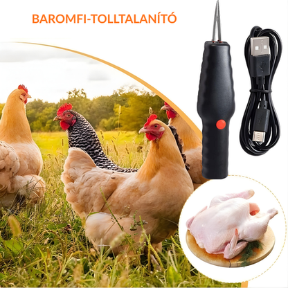 Hordozható baromfi-tolltalanító – néhány perc alatt eltávolítja az összes tollat