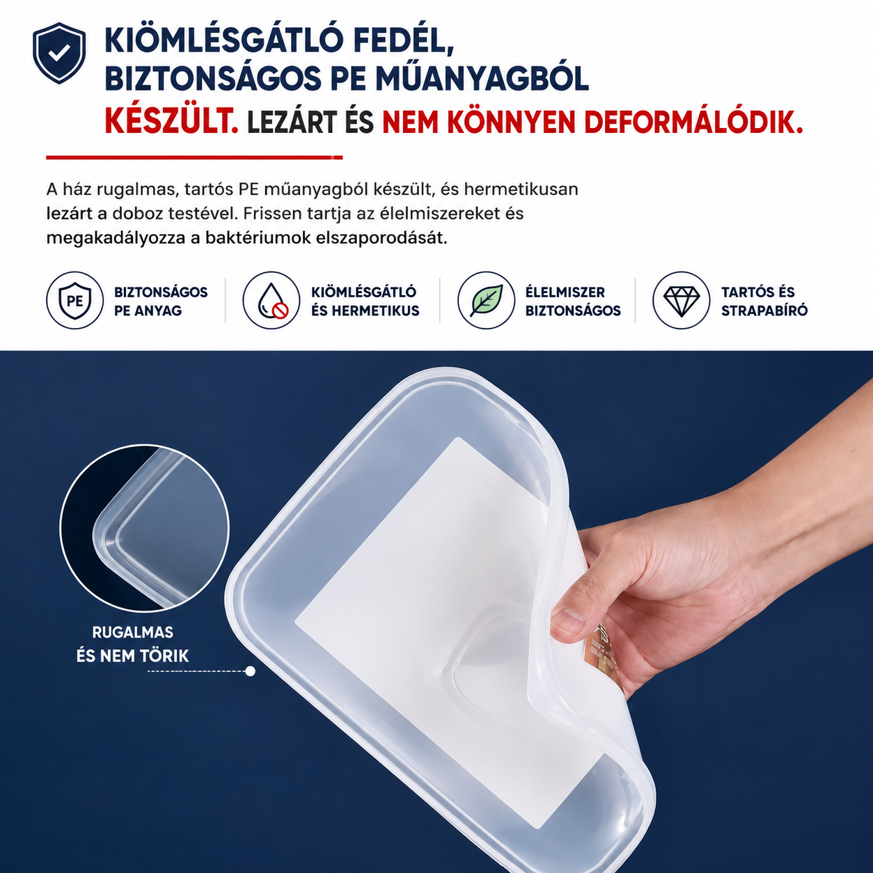 Kapj 12-t, Fizess Csak 6-ért | 316 Rozsdamentes Acél Tartálykészlet Fedéllel (13,5 × 10,5 × 6 Cm)