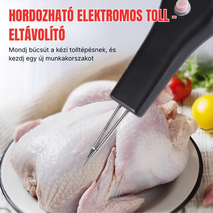 Hordozható és Kézi Tolltépő – Tartalmaz Töltőt