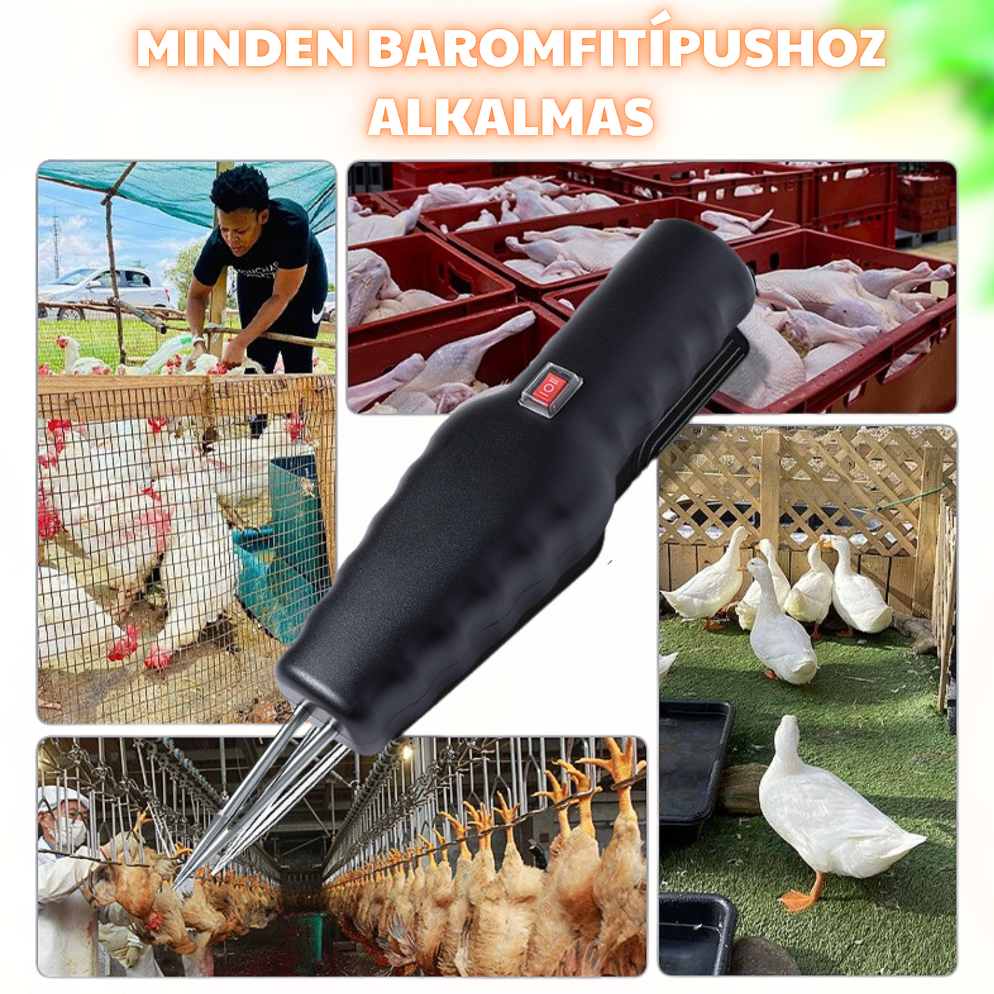 Hordozható Kézi Baromfikopasztó