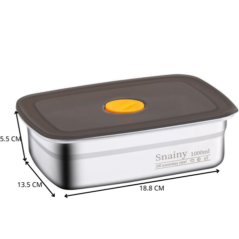 316-os acél élelmiszertároló + vákuum – 100%-ban garantált frissesség