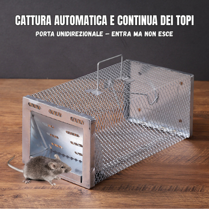BestSeller™ – Humánus Élvefogó Ketreces Csapda Patkányokhoz, Egerekhez és Mókusokhoz