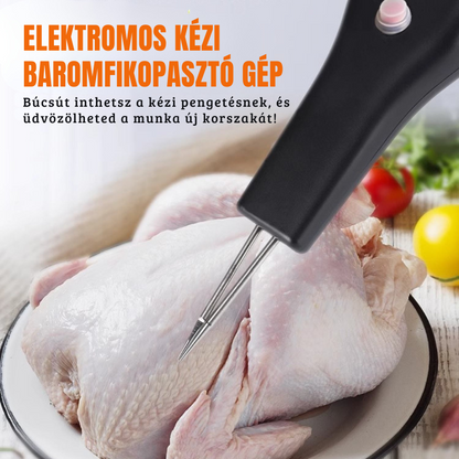 Kézi baromfikopasztó gép – Tolltalanítás mindössze 3 perc alatt