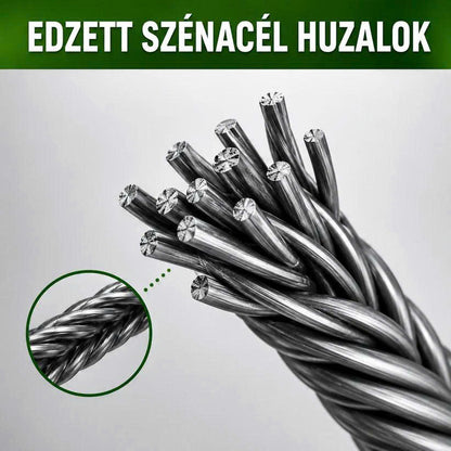 ⚙️ 6 fonott acélpengés fűnyíró fej — örökre búcsú a zsinórtól