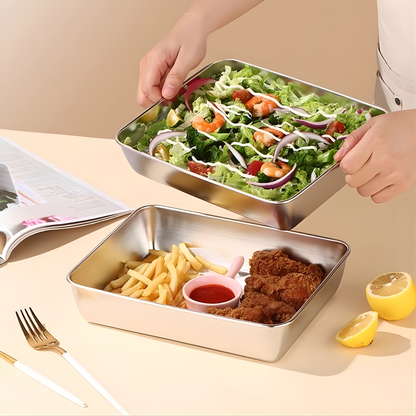 Élelmiszertartó 304-es rozsdamentes acélból – Hosszabb frissesség és maximális biztonság