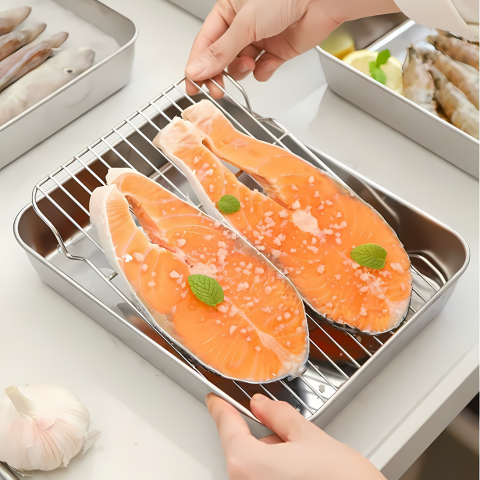 304-es rozsdamentes acél ételtároló edény, amely akár 4 hétig frissen tartja az ételeket