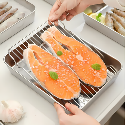 304-es rozsdamentes acél ételtároló edény, amely akár 4 hétig frissen tartja az ételeket