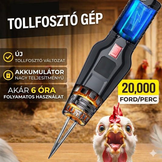 🐣Elektromos Tollfoszató – Tiszta Csirke 60 Másodperc Alatt