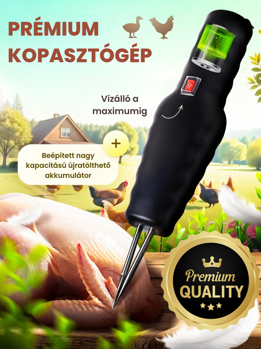 🇭🇺 Nagy teljesítményű hordozható baromfitoll-eltávolító gép gyors töltővel