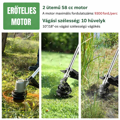 A Fűnyíró Fej 6 Összefont, Erős Acélhuzal Ággal Rendelkezik