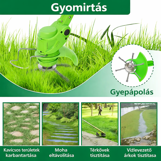 6 szálas sodrott acélhuzalos fűkasza vágófej