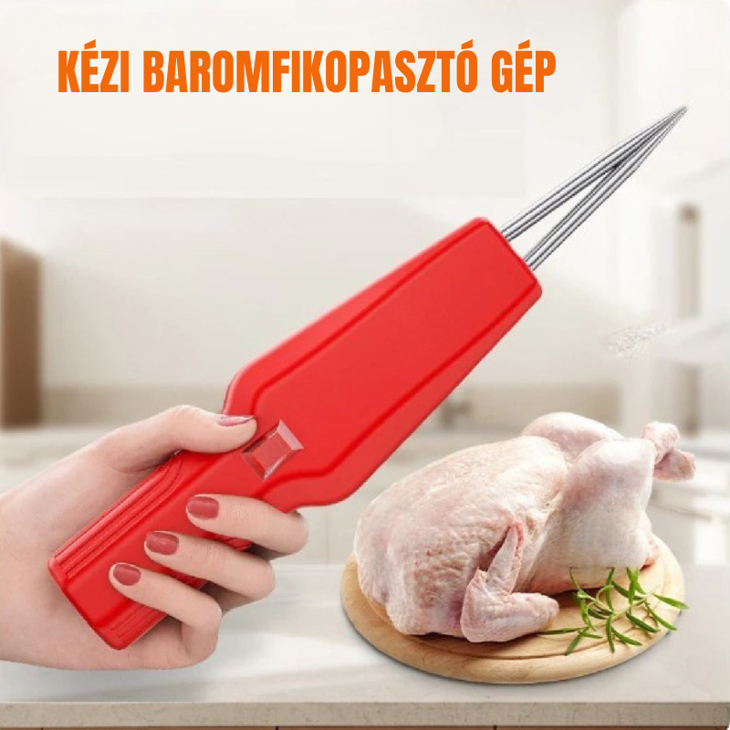 Kézi baromfikopasztó gép – Tolltalanítás mindössze 3 perc alatt