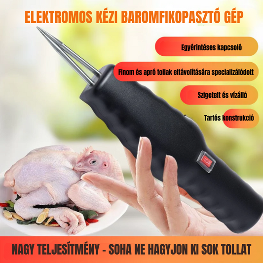 Kézi baromfikopasztó gép – Tolltalanítás mindössze 3 perc alatt