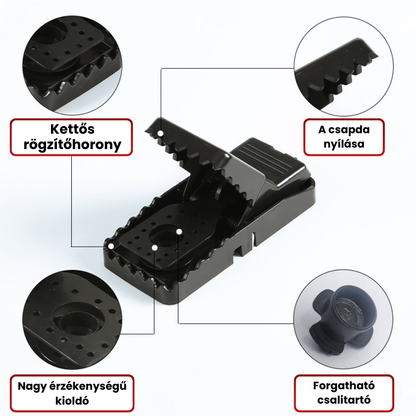 🐭 BestSeller™ – Patkányprés-Csapda – Masszív És Nagy Teherbírású Csapda