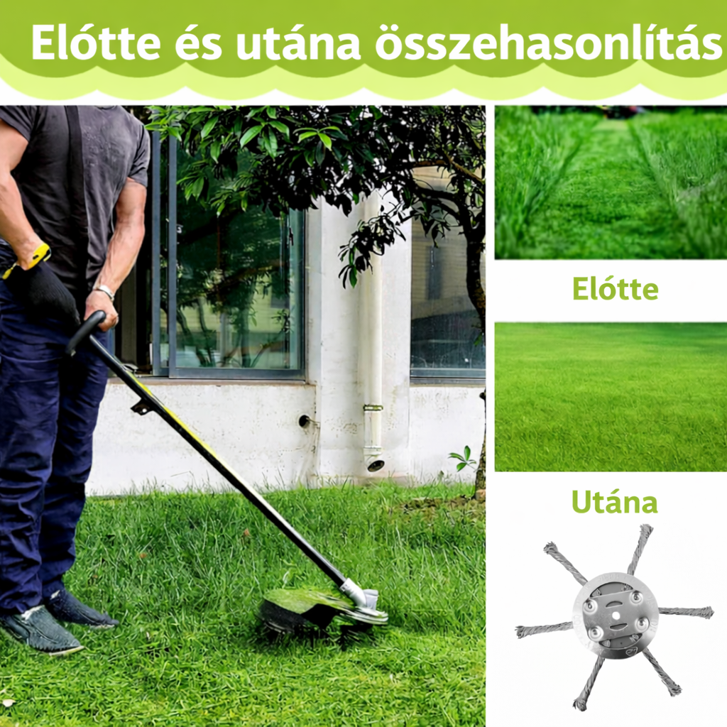 6 szálas sodrott acélhuzalos fűkasza vágófej