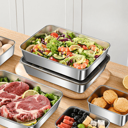 Élelmiszertartó 304-es rozsdamentes acélból – Hosszabb frissesség és maximális biztonság