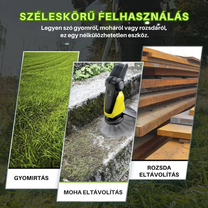 El cabezal del cortacésped tiene 6 ramas tejidas con alambre de acero resistente