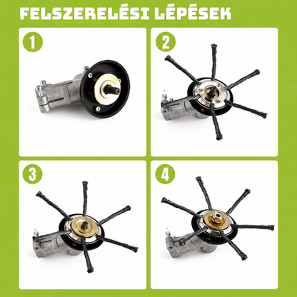 Univerzális, 6 szálas fonott acélkefe - Páratlan erő, minden terepet megtisztít