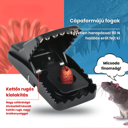 🐭 BestSeller™ – Patkányprés-Csapda – Masszív És Nagy Teherbírású Csapda