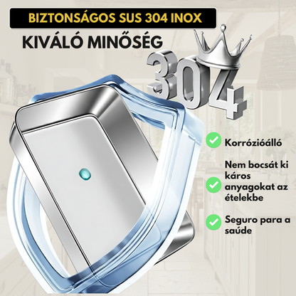 Élelmiszertartó 304-es rozsdamentes acélból – Hosszabb frissesség és maximális biztonság
