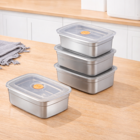 316-os acél élelmiszertároló + vákuum – 100%-ban garantált frissesség