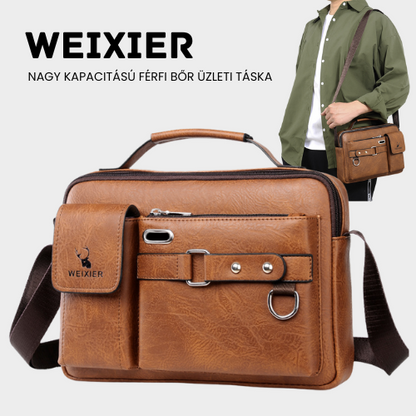 WEIXIER - Klasszikus Férfi Bőr Válltáska