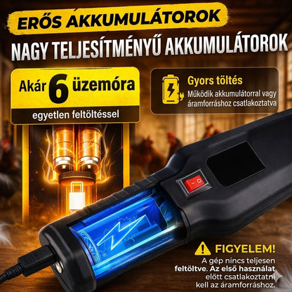 Elektromos tollfoszató – Tiszta csirke 60 másodperc alatt