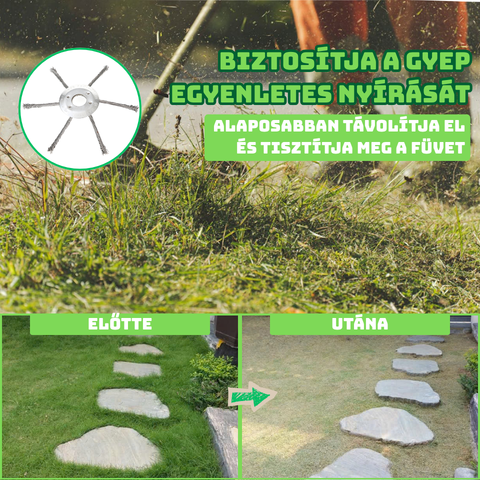 Univerzális, 6 szálas fonott acélkefe - Páratlan erő, minden terepet megtisztít