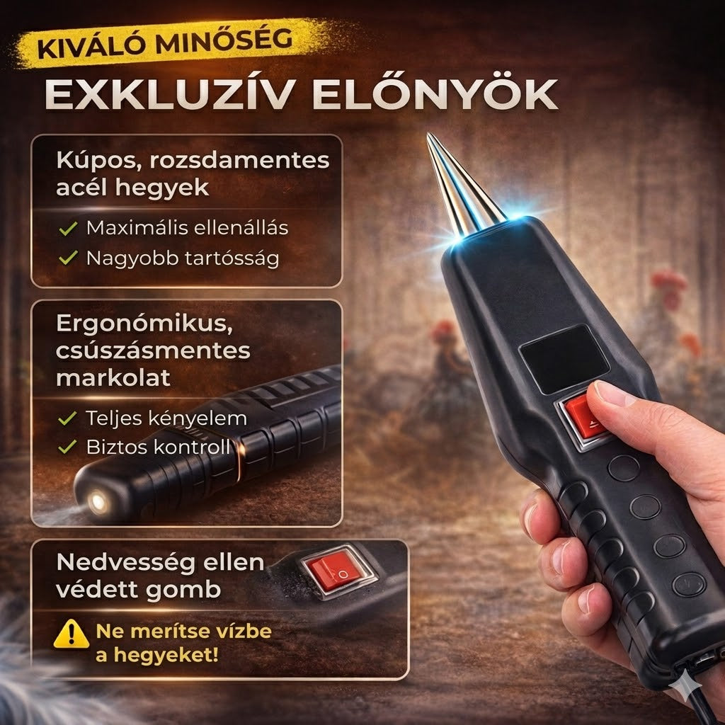 Elektromos tollfoszató – Tiszta csirke 60 másodperc alatt