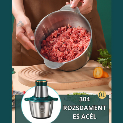 Multifunctional Grinder Pro™ – Német technológia 300W-os motorral, CE tanúsítvánnyal, 230V/50Hz feszültséggel