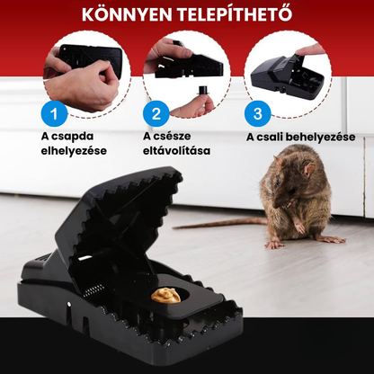 🐭 BestSeller™ – Patkányprés-Csapda – Masszív És Nagy Teherbírású Csapda