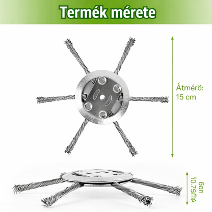 6 szálas sodrott acélhuzalos fűkasza vágófej