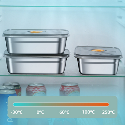 Antibakteriális vákuumos ételtároló edény rozsdamentes acélból, 1500 ml – mikrohullámú sütőbe is alkalmas