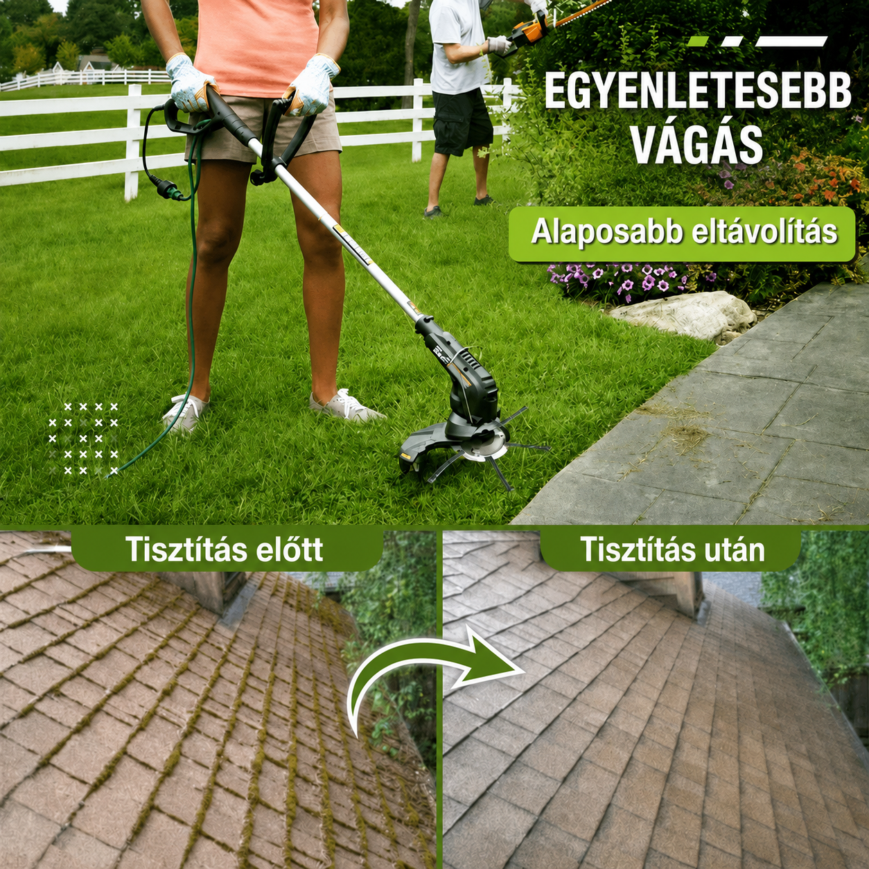 6 ágú fonott acél fűkasza fej – erős és tartós megoldás a makacs gyomok ellen