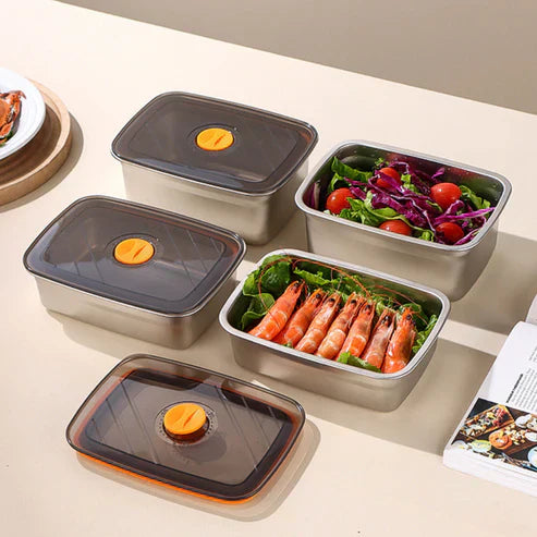 Antibakteriális 316-os rozsdamentes acél ételtároló – 1500 ml | 70% kedvezmény