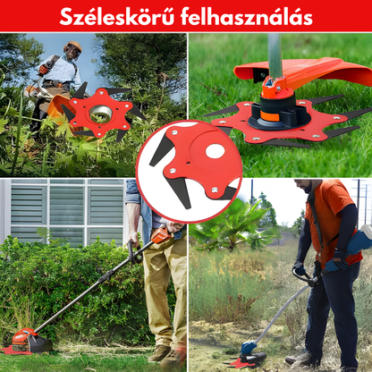 Vágófej 6 acél foggal (tartozékokkal együtt)