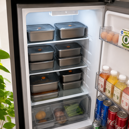 ⚜️Vákuumos Tároló 316-os Acélból 1500ML — Német Minőség | Friss Étel 5× Tovább