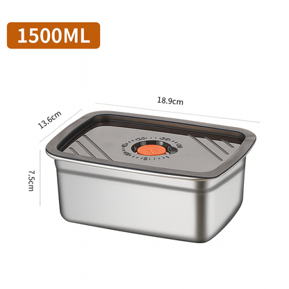 Antibakteriális 316-os rozsdamentes acél ételtároló – 1500 ml | 70% kedvezmény