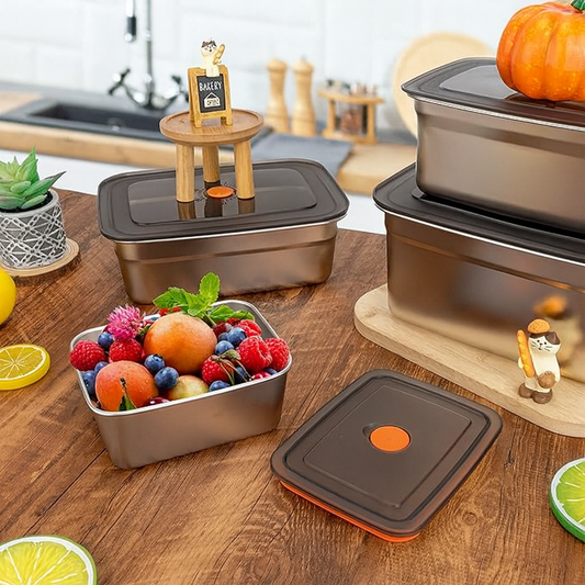 Antibakteriális 316-os rozsdamentes acél ételtároló | 70% kedvezmény