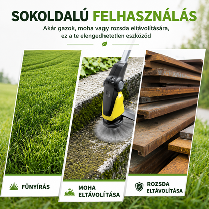 💪 6 fonott acélpengés fűnyíró fej — örökre búcsú a zsinórtól