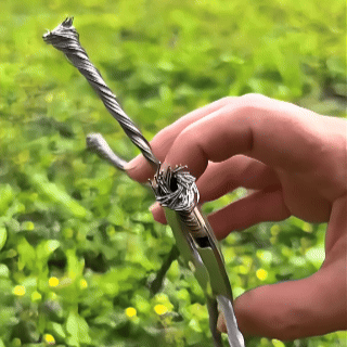 6 szálas sodrott acélhuzalos fűkasza vágófej