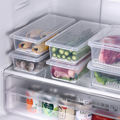 Foody™ ételtároló doboz – 1500ml, csepegtetőtálcás, légmentesen zárható