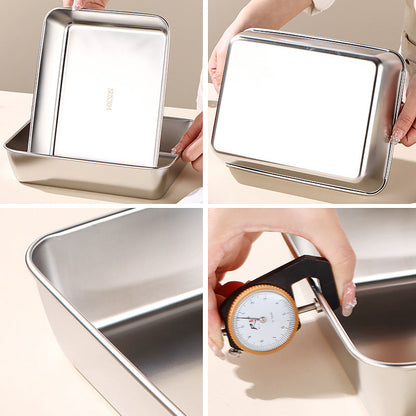 304-es rozsdamentes acél ételtároló edény, amely akár 4 hétig frissen tartja az ételeket