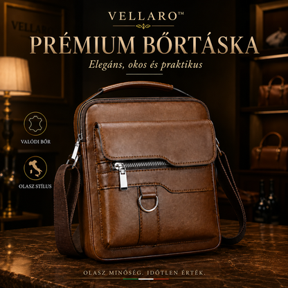 ⚡Unisex válltáska teljes szemcsés marhabőrből, vízálló és karcálló, vintage stílusban.