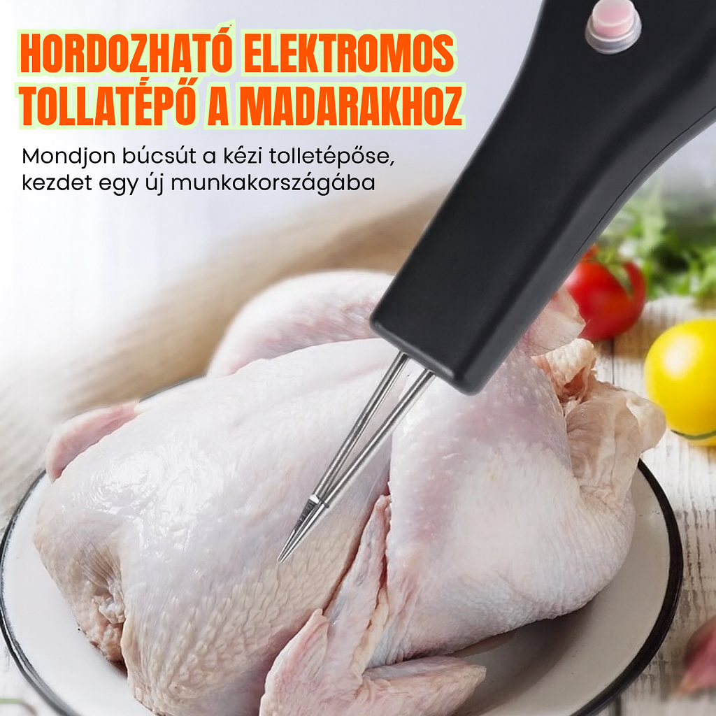 Hordozható baromfitépő gép – Gyors és egyszerű tolltisztítás
