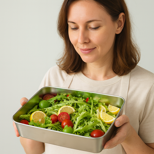 Élelmiszertartó 304-es rozsdamentes acélból – Hosszabb frissesség és maximális biztonság